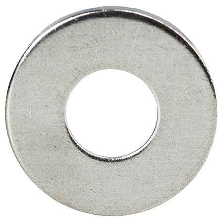 Flat Washer, Fits Bolt Size #10 ,18-8 Stainless Steel 100 PK